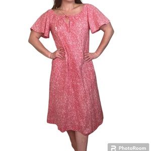 TED LAPIDUS Rare Vintage Chic Dress Cotton 1970s Casual